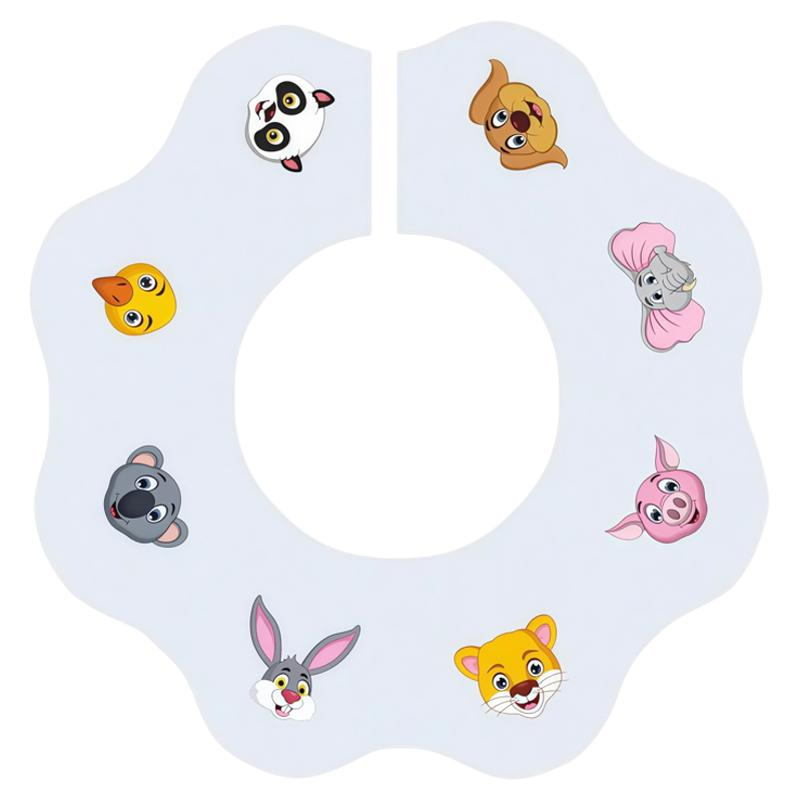 Baby disposable waterproof and anti-vomiting scarf