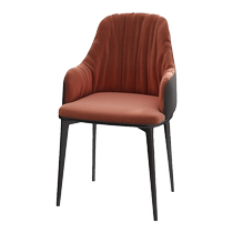 Nordic leisure chair light luxury dining chair home designer simple modern tea table desk chair with armrest chair