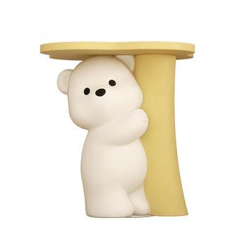 Decorative floor-standing ornaments four-leaf clover coffee table with large area