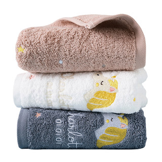 金号毛巾纯棉星空立体绣花洗澡洗脸家用儿童男女情侣吸水全棉A类