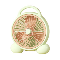 Electric Fan, Small Silent Fan for Student Dormitory Desktop and Bedside, Mini Desktop Oscillating Fan for Office