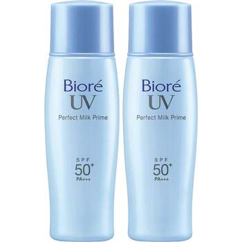 Biore sunscreen lotion/cream sunscreen 2 bottles 1 set Biore sunscreen lotion/cream sunscreen 2 bottles 1 set