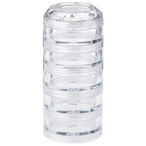 (Self-operated) YAMADA jewelry box portable multi-layer ring and earring storage box hair band card organizing box jewelry box