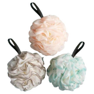 Nueva flor de baño, suave y duradera, 1 bola de baño.