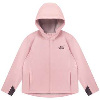Pelliot children's softshell windproof hooded jacket