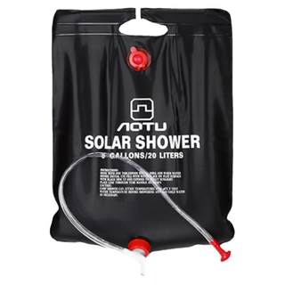 Outdoor portable solar hot water bottle