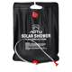 Outdoor portable solar hot water bottle
