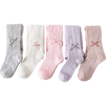 Uber Show Childrens Underpants Girl Girl Girl Girl Bao Lian Pants Socks Spring Autumn Summer Thin mesh Breathable Butterfly Knot