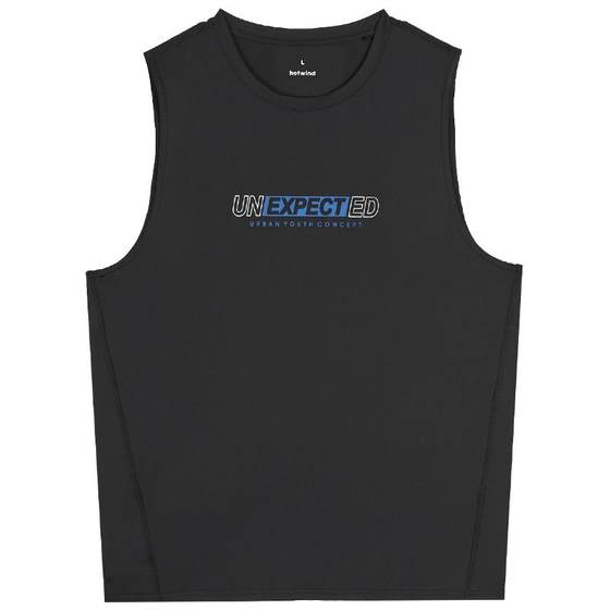Hot Wind 23 years of summer new fashion and comfortable sports, head sweat, vest, home round neck sleeveless bottoming T -shirt man