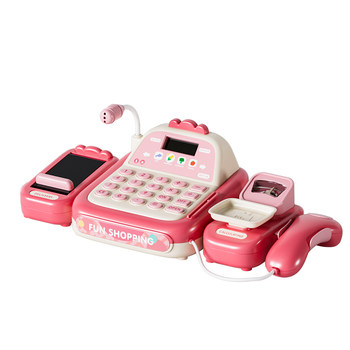 Children's supermarket cash register play house toys