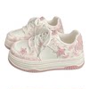 White shoes, girls' shoes, 2026 popular children's sports shoes, new casual shoes, girls' sneakers, thick-soled students' spring