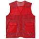 Volunteer vest custom logo mesh breathable