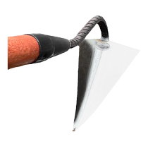 Trenching hoe pointed triangle hoe trenching artifact artificial agricultural trencher tool collection manganese steel ridge planting