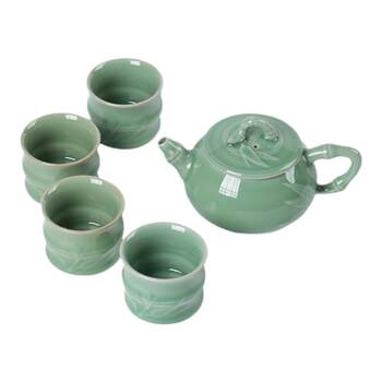 Travel kung fu tea set longquan green porcelain