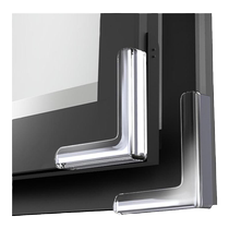 Broken bridge aluminum window anti-collision corner protector anti-collision silicone childrens window corner anti-collision head protective cover tempered glass