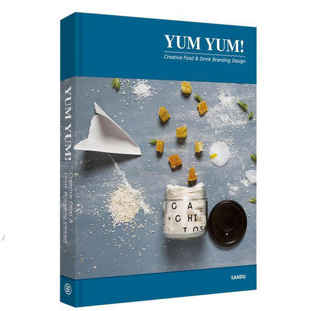 Yum Yum! Delicious creative food brand design food condiments snacks beverage brand design case material portfolio book