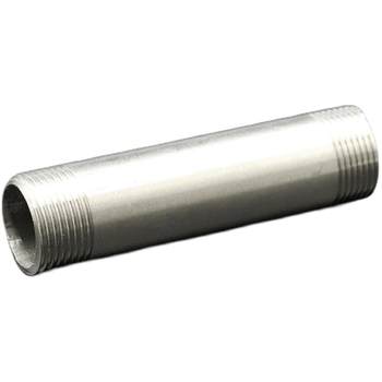30cm extended tube double-headed external thread 304 stainless steel