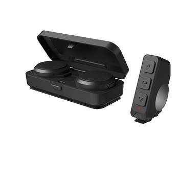 Motorcycle helmet built-in wireless bluetooth headset