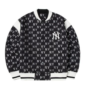 Mlb men and women ny retro old-fashioned baseball uniform jacket