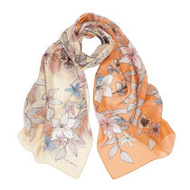 MARJAKURKI Maria antique Qi véritable foulard en soie 2024 nouvelle serviette en fil fin Mom foulard écran solaire shawl