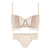 Summer anti-sagging beautiful back strapless bra set