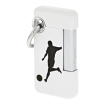 Europe Direct mail S T Dupont all Pence windproof lighter white fashion easy to carry safely