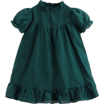 (Lu Fu) Marc Jenny 2024 new summer girls cotton silk dress