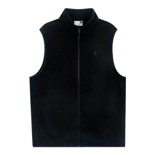 乔丹运动背心男款2024冬季新款官方正品加绒保暖开衫立领外穿马甲