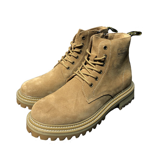 Men's Martin boots high top British style nubuck leather