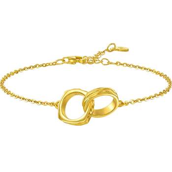 Christmas gift chow sang sang liuguang series pure gold tianyuan place bracelet gold hand ornaments gold jewelry 95233b pricing