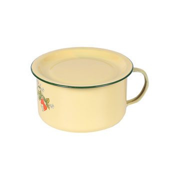 Student instant noodles bowl with cover in dormitory old style