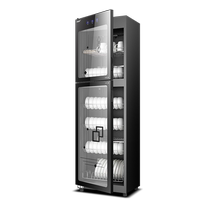 (New Fly 508) Vertical Cabinet Commercial Bowl Cabinet Double Door Large Capacity Ozone Disinfection Bowl chopstick cabinet