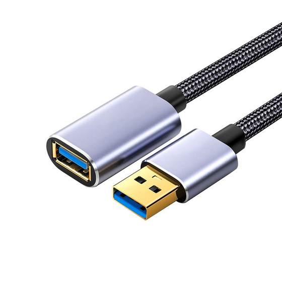 usb3.0延长线1/3/5米公对母数据线10米15米高速无线网卡打印机电脑电视车载连接键盘u盘鼠标接口转接加长传输