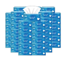 Jierou unscented embossed paper towels toilet paper napkins 3 layers 60 pack facial tissue hand wipes household affordable pack