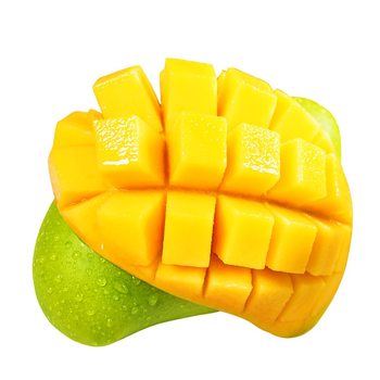 Panzhihua kate mango 10 pounds of fresh fruit in season whole box free shipping sichuan busy fruit sweet green skin da'ao mango