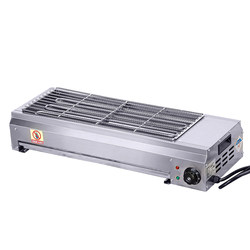 Electric barbecue oven household smokeless barbecue shelf, outdoor electric stove barbecue meat plate electric baking plate stainless steel barbecue tool