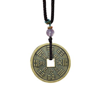 Sanqingshan pure copper mountain ghost money cinnabar bracelet for men and women