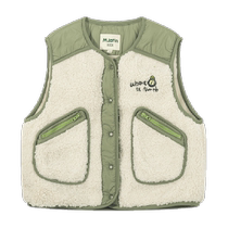 Maradin childrens clothing childrens vest 23 winter new style boys and girls lamb wool quilted vest vest