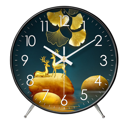 Horloge de table maison bureau horloge de bureau salon meuble TV lumière affichage de luxe horloge murale horloge de table simple pendule horloge ornements