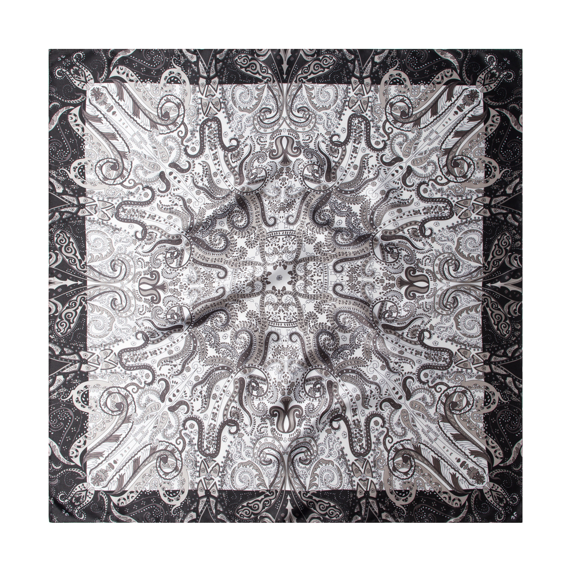 Extremely Elaborate and Elegant Headscarf for Men, a Stylish Large Square Scarf for Outdoor Casual Wear, Paired with Shirts and Suits, Gentleman's Neck Scarf