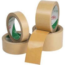 High-viscosity kraft paper tape can be hand-teared packaged glued and glued. Special high-temperature resistant kraft paper sealing tape for photo frames painting frames water-free self-adhesive dark kraft paper for lamination factories.
