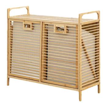Multifunctional storage cabinet bedroom dirty clothes storage rack living room bathroom storage cabinet near the wall storage cabinet narrow chest of cabinet