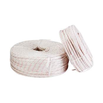 Thickened wax tube wire insulation soft casing threading fiberglass tube flame retardant ອຸນຫະພູມສູງ fireproof ທໍ່ຂີ້ເຜີ້ງສີຂາວສີເຫຼືອງ