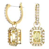 Swarovski Una drop-shaped earrings sugar cube online limited edition earrings for women light luxury