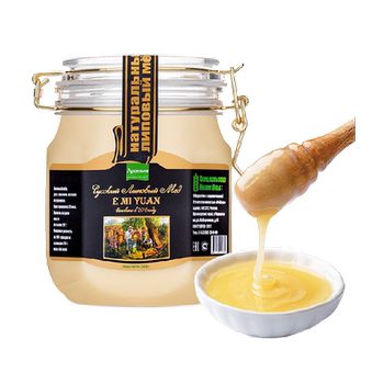 Russian honey source linden tree bee honey
