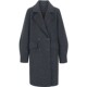 Double-sided woolen coat for women mid-length