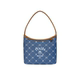 Kappa imitation denim small hobo tote bag is versatile