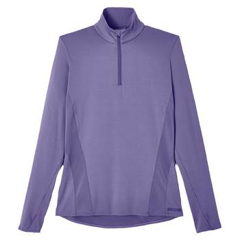 Quick dry long-sleeved top decathlon women's half zipper