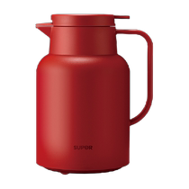 Supor thermos kettle thermos wedding red dowry household glass liner hot water kettle large capacity boiling water bottle