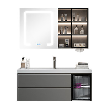 Gujia home bathroom cabinet combination intelligent ceramic light luxury